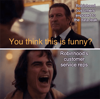 Robinhood Joker Laughing Customer Service Meme