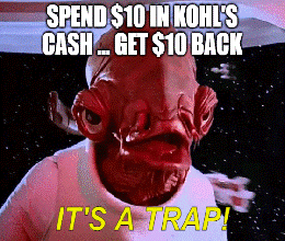 Kohl's Cash It's A Trap Meme
