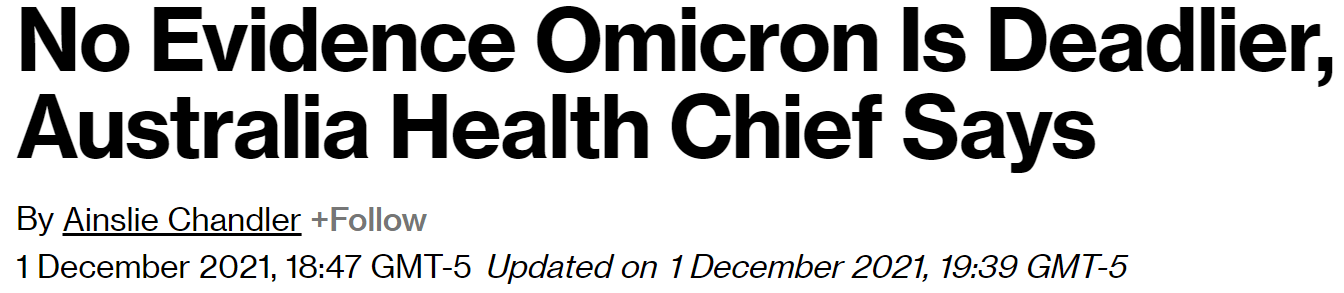 omicron headline