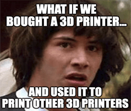 Suspicious Keanu 3D Printing Meme