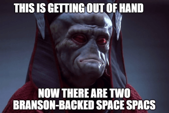 Star Wars Getting Out Of Hand Branson SPACs Meme