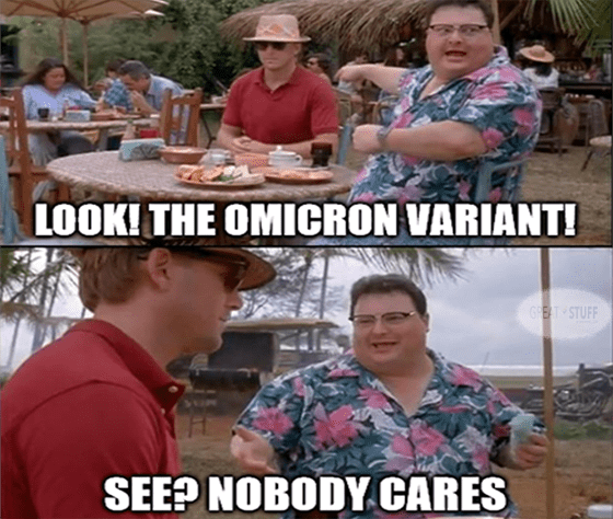 Jurassic Park Nobody Cares Omicron Variant Meme