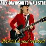 Harley-Davidson LiveWire electric motorcycle AC/DC meme