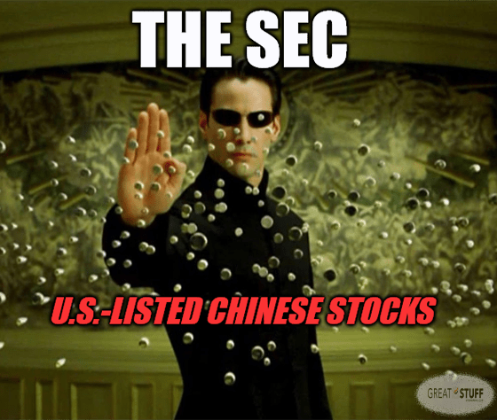 SEC Nio stops U.S.-listed Chinese stocks meme