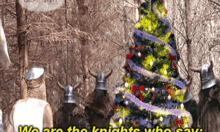 Knights who say NEE tree shrubbery meme - NextEra Hydrogen edition