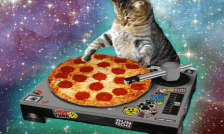 Pizza Cat In Space Virgin Orbit Meme