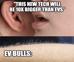 EV Bulls Battery Mega Trend Whisper Meme