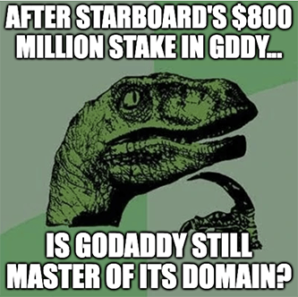 GoDaddy Master of Its Domain Velociraptor Meme