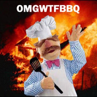 Chef fire OMGWTFBBQ meme