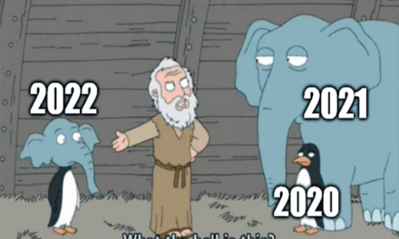2022 and 2021 vs 2020 Noah ark meme