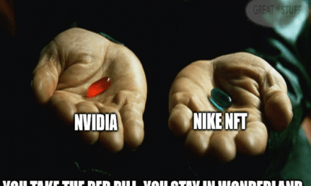 Nvidia Nike NFT Metaverse Matrix Red Pill Blue Pill Meme