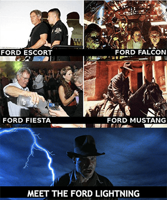 Harrison Ford F-150 Lightning Meme