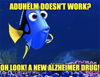 Dory Finding Nemo Aduhelm Biogen Meme