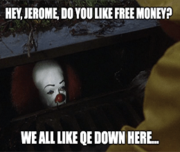 It Sewer Jerome Powell QE Meme