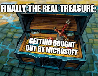 Finally real treasure Microsoft Blizzard buyout meme