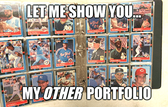 My Other Topps Portfolio Baseball Cards Meme