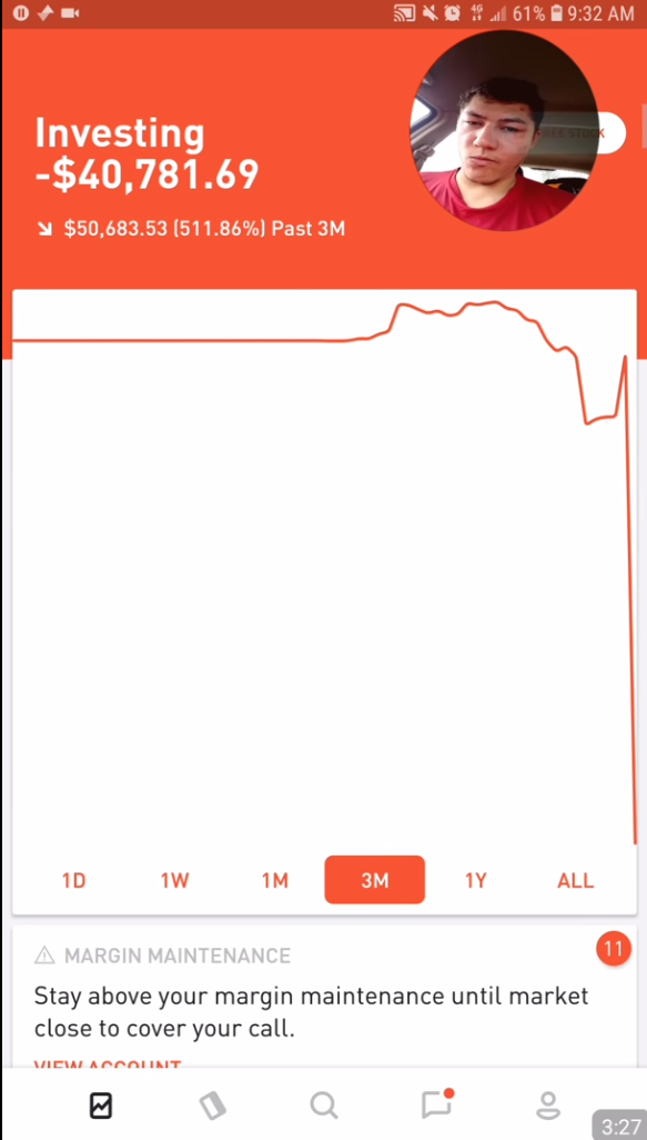 Reddit user Apple options trade loss