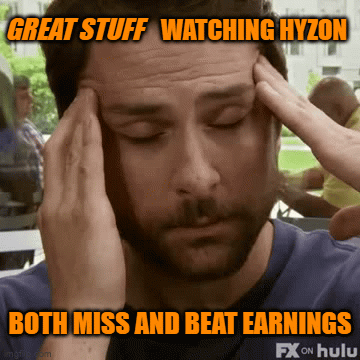 Hyzon beat and miss expectations meme
