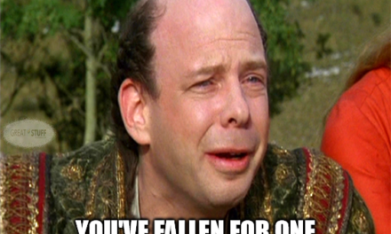 You've fallen for one of two classic blunders meme