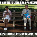 Market's Like A Bag Of Chex Mix Forrest Gump Meme