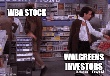 Walgreens 5% stock drop