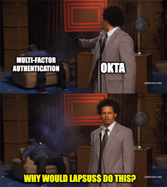 cybersecurity hack on Okta’s systems by Lapsus$