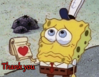 Thank you Spongebob meme