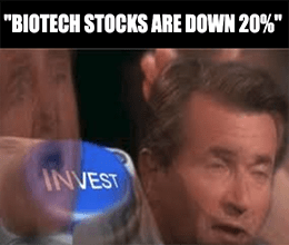 Biotech Stocks Down
