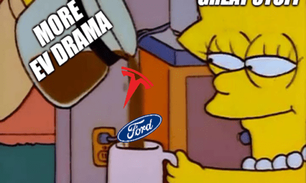 More EV drama Lisa Simpson meme