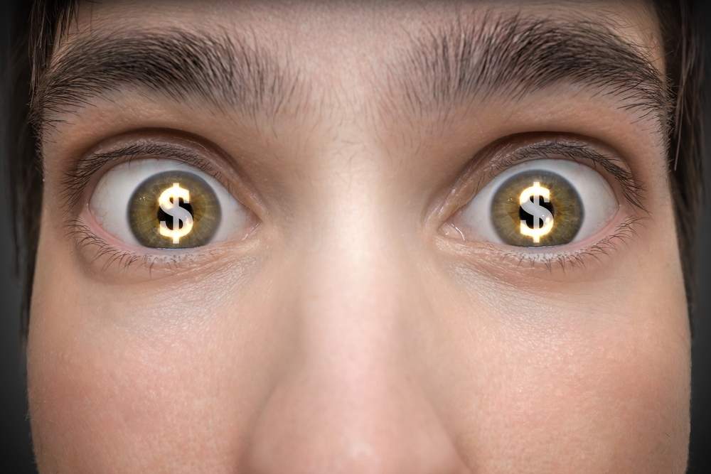 Greed in Investors eyes