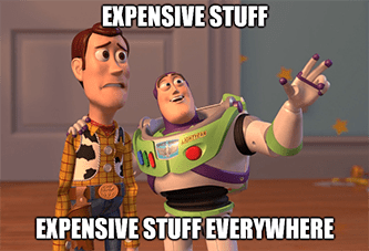 Inflation Expensive stuff everywhere meme