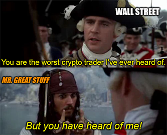 Worst crypto trader have heard of me meme