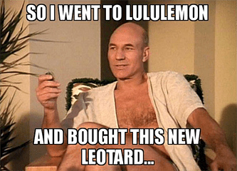Lululemon doubles menswear business meme