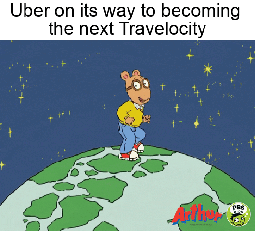 Uber becoming Travelocity gif