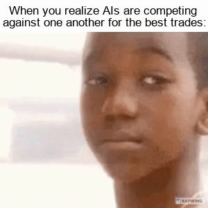 AIs competing against each other for best trades gif