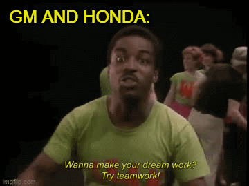 GM Honda teamwork EV cheaper gif