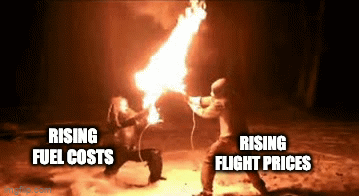 Delta Fuel & Flight Prices GIF