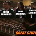 Intel Ford Amazon Earnings Gun Pew Meme