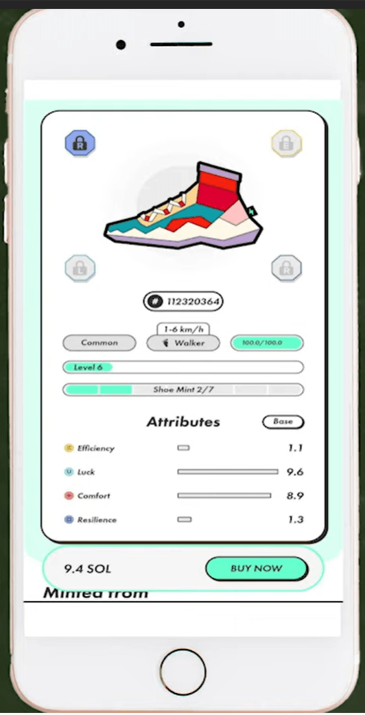Shoe From Stepn
