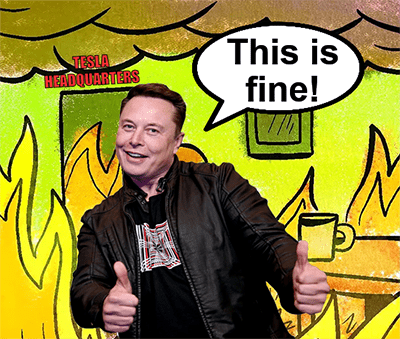 Tesla Headquarters Elon Musk meme