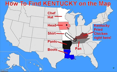 How To Find Kentucky On Map Meme
