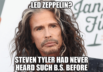 Led Zeppelin Aerosmith Ken Meme