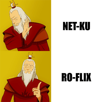 Netflix buying Roku potential name meme