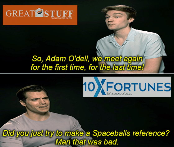  10X Fortunes Adam O'Dell Meme