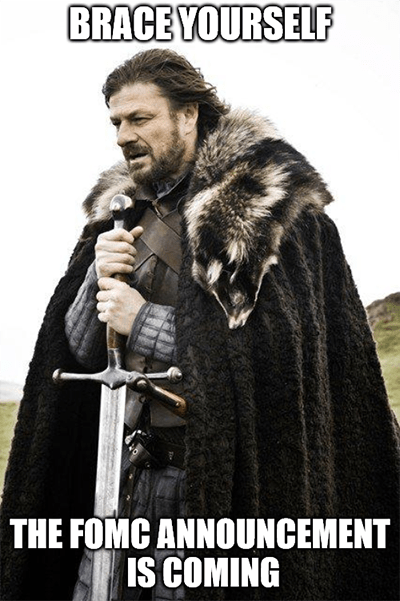Brace yourself FOMC meeting coming meme