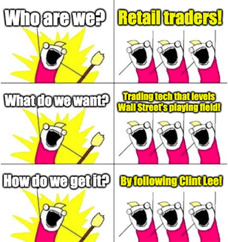 AI Quant trading vs retail traders meme
