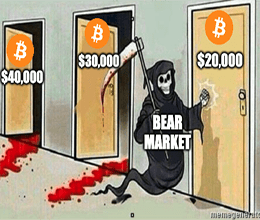 Crypto Bear Market Grim Reaper Door Meme