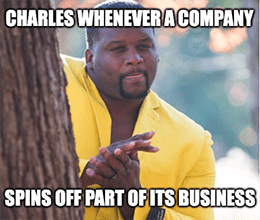 Charles Spinoff Companies Guy Behind Tree Meme