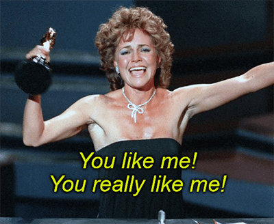 you like me you really like me meme