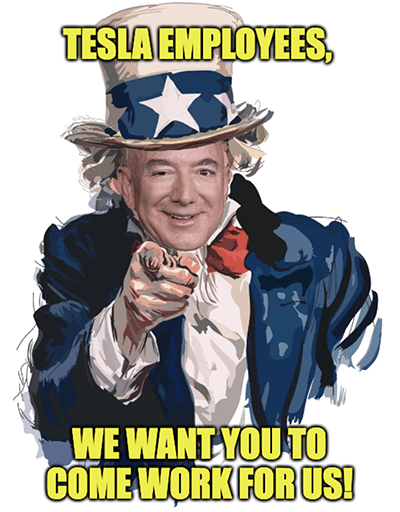 We Want You Jeff Bezos Amazon Poster Meme